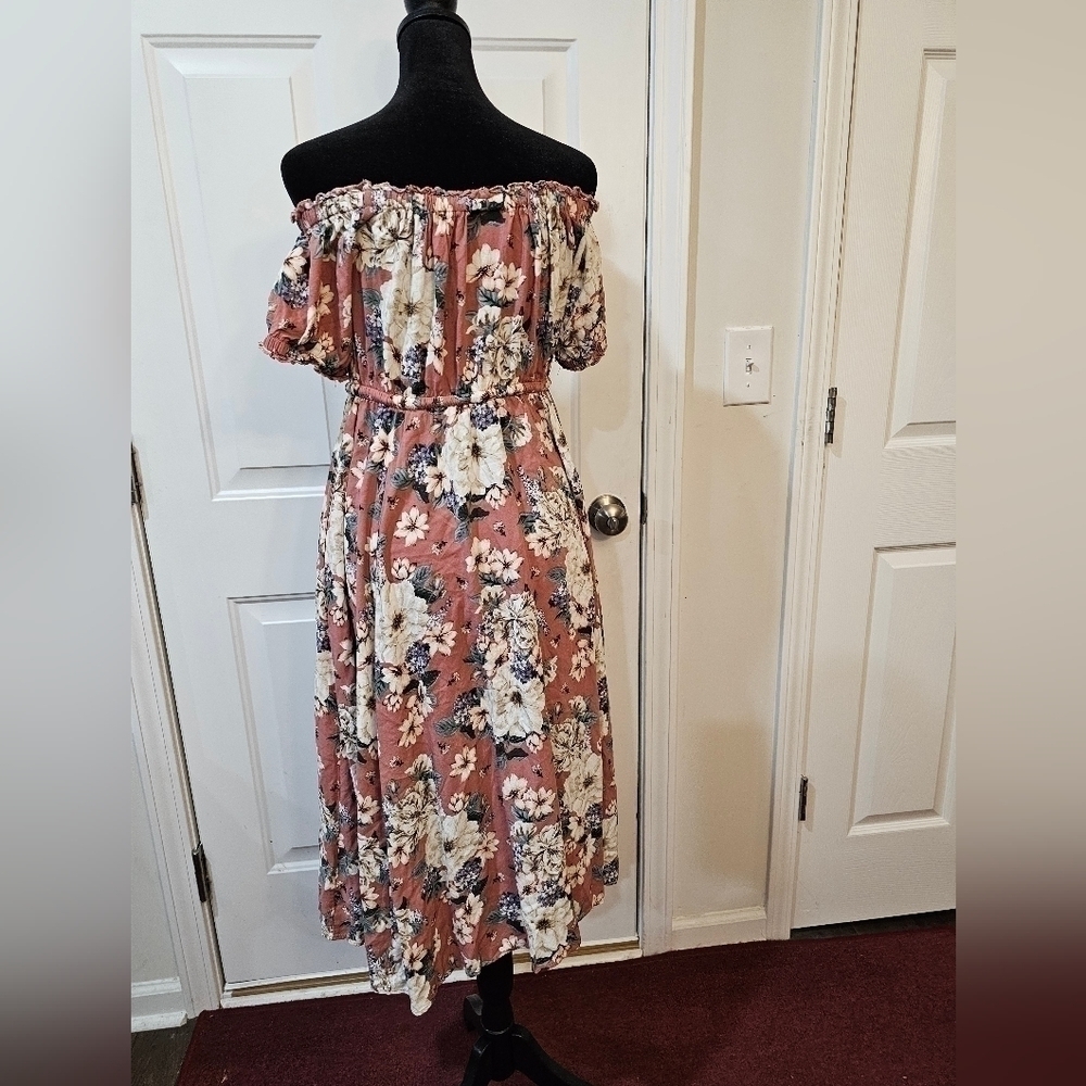 Torrid floral Dress size 00 - Picture 2 of 12